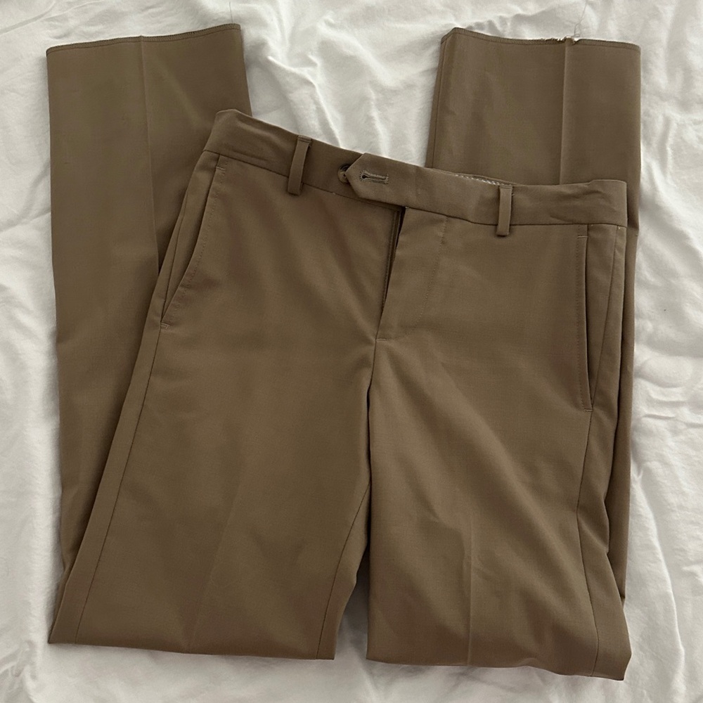 Like new — boys 12 Nordstrom Brown Chinos. Perfect for dances/weddings or church